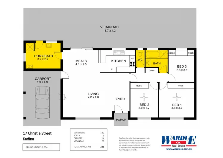 Floorplan of Homely house listing, 17 Christie St, Kadina SA 5554