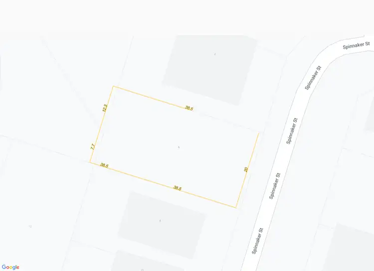 Floorplan of Homely land listing, 6 Spinnaker St, South Mission Beach QLD 4852