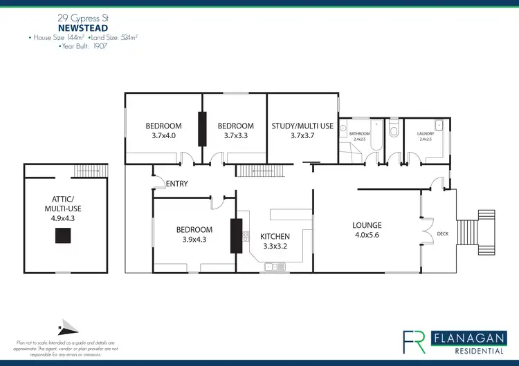 Floorplan of Homely house listing, 29 Cypress St, Newstead TAS 7250