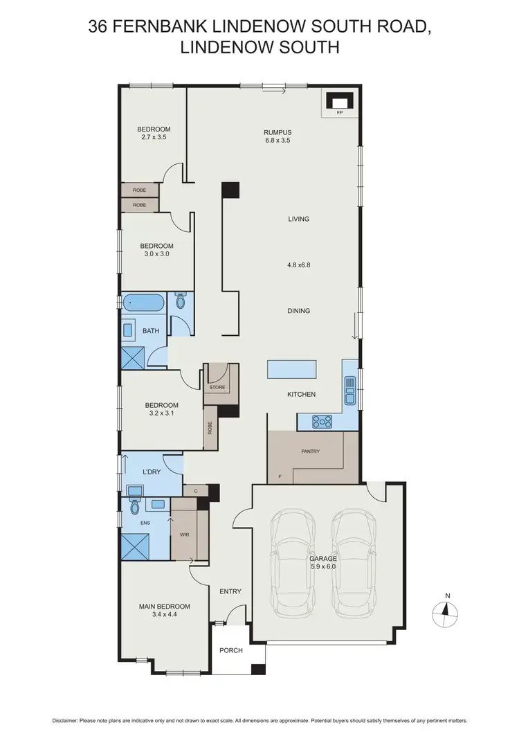 Floorplan of Homely house listing, 36 Fernbank-Lindenow South Rd, Lindenow South VIC 3875