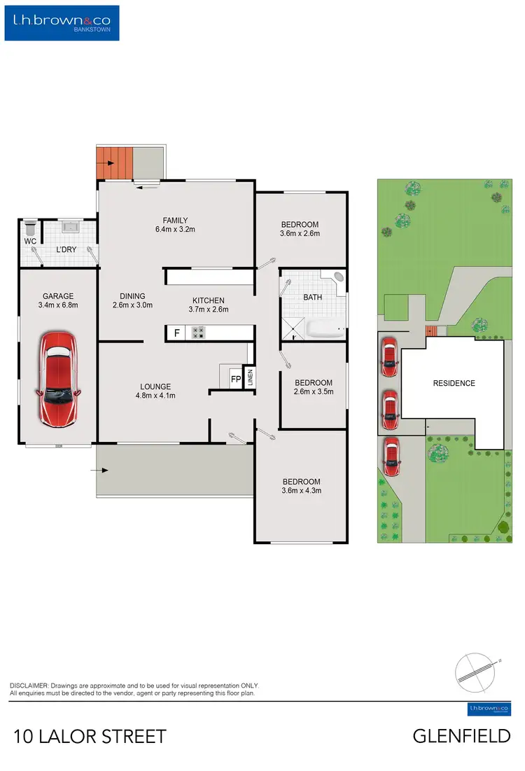 Floorplan of Homely house listing, 10 Lalor St, Glenfield NSW 2167