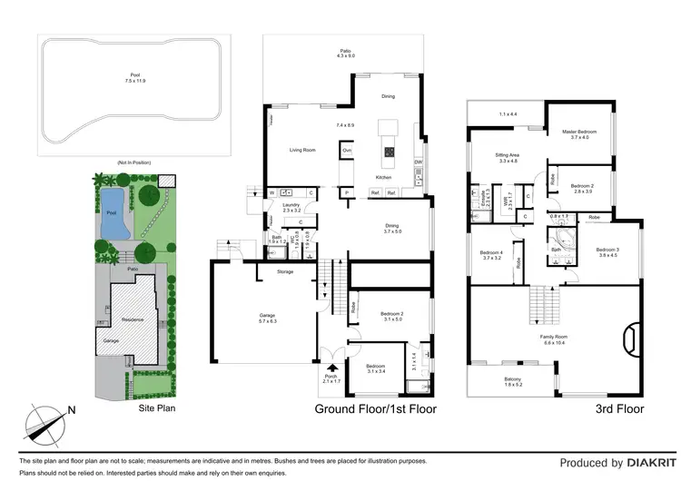 Floorplan of Homely house listing, 3 Avalon Court, Avondale Heights VIC 3034