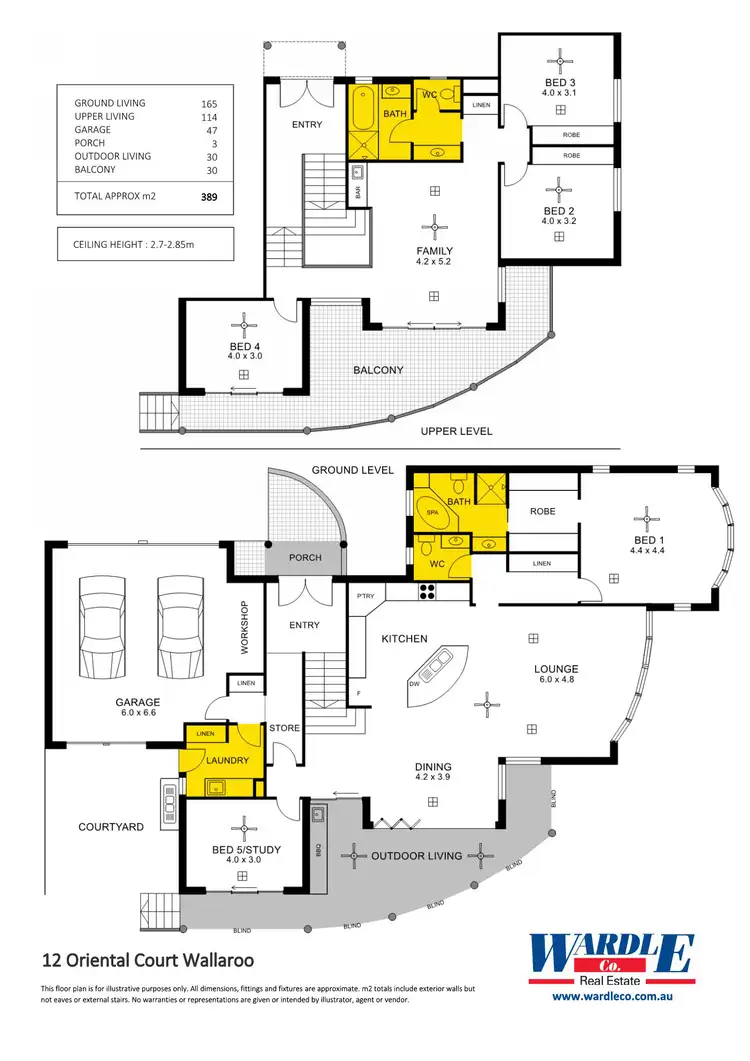 Floorplan of Homely house listing, 12 Oriental Ct, Wallaroo SA 5556