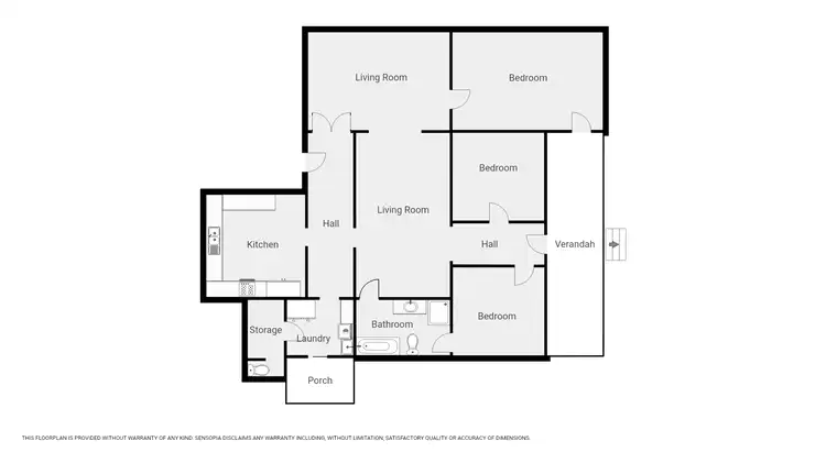 Floorplan of Homely house listing, 4 Madden St, Stawell VIC 3380