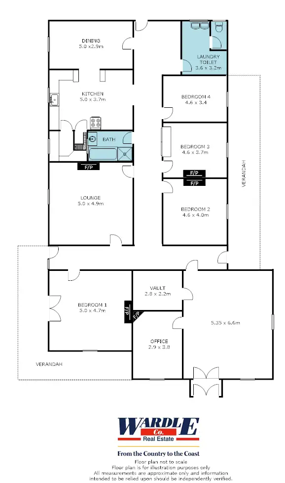 Floorplan of Homely house listing, 22 Fisher Street, Georgetown SA 5472