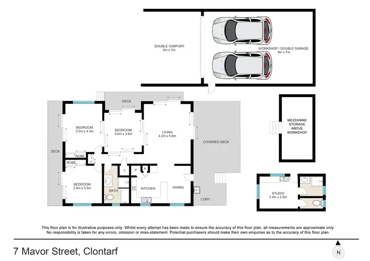 Floorplan of Homely house listing, 7 Mavor Street, Clontarf QLD 4019
