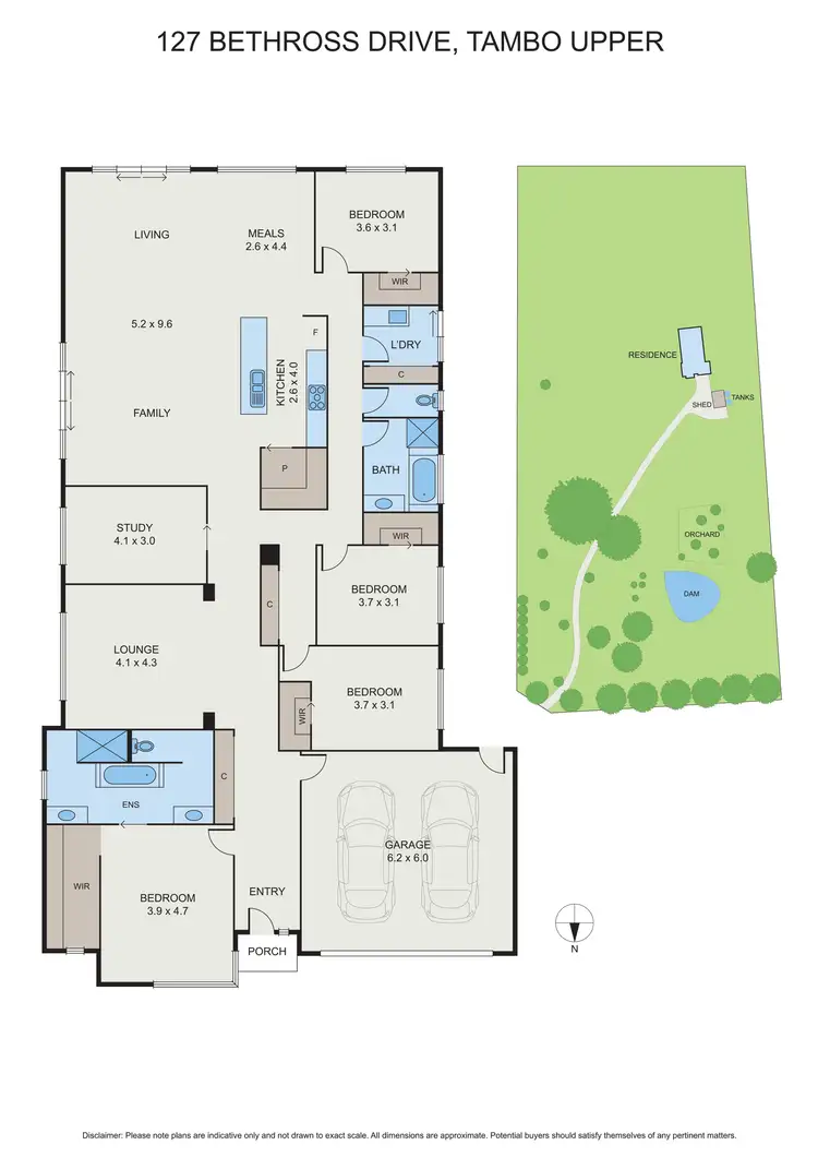 Floorplan of Homely rural property listing, 127 Bethross Dr, Tambo Upper VIC 3885