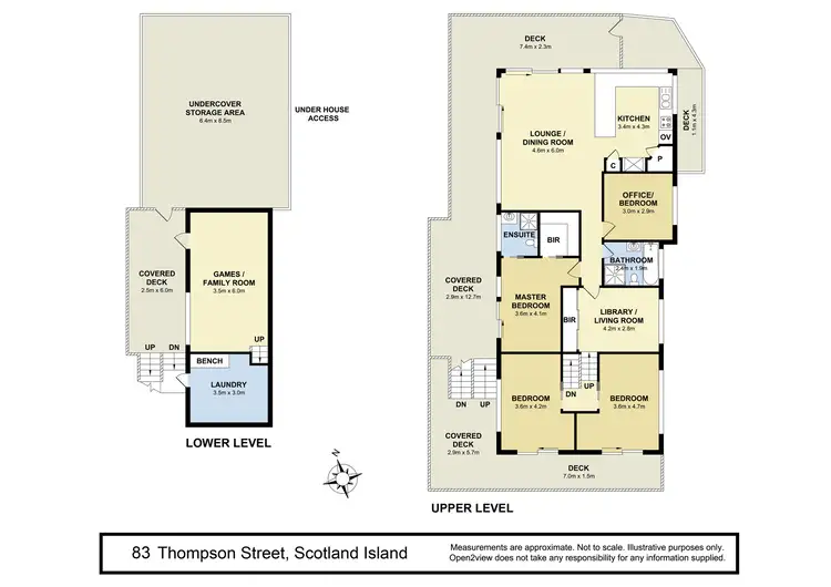 Floorplan of Homely house listing, 83 Thompson St, Scotland Island NSW 2105