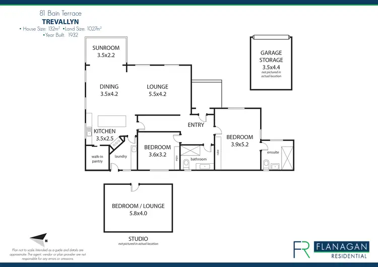 Floorplan of Homely house listing, 81 Bain Tce, Trevallyn TAS 7250