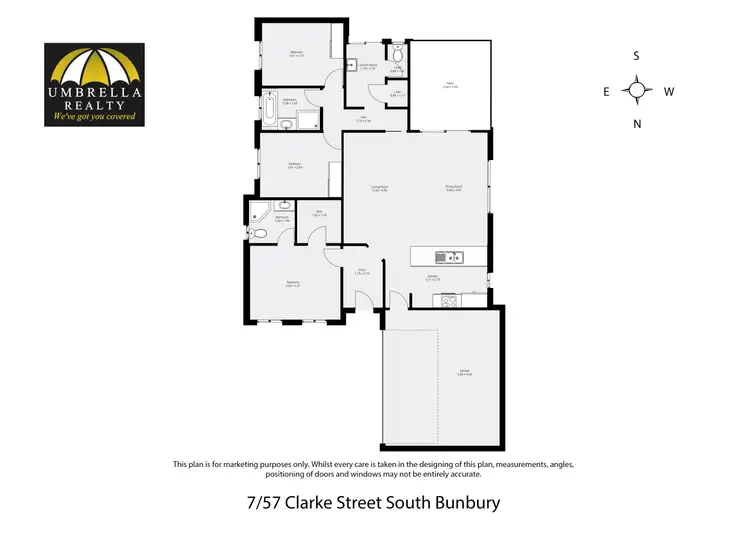 Floorplan of Homely unit listing, Unit 7/57 Clarke St, South Bunbury WA 6230
