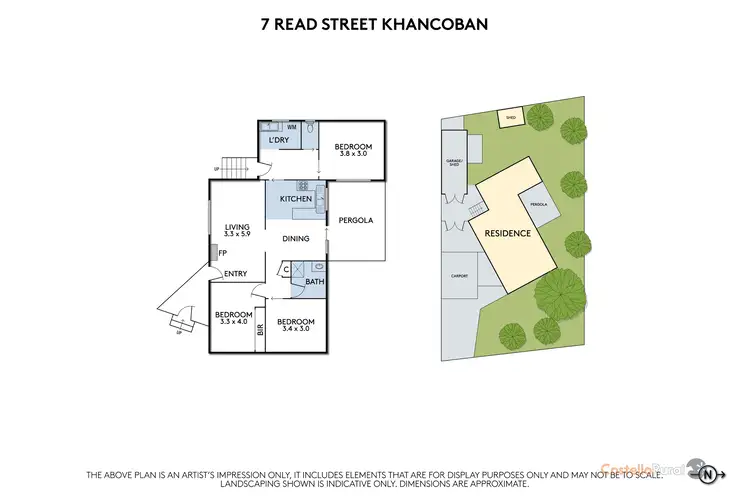 Floorplan of Homely house listing, 7 Read St, Khancoban NSW 2642