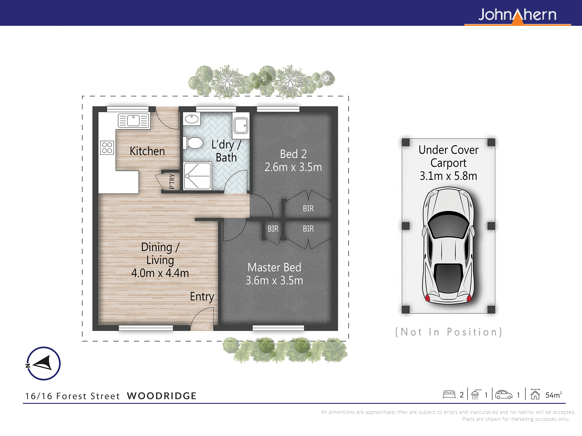 Floorplan of Homely townhouse listing, Unit 16/16 Forest St, Woodridge QLD 4114