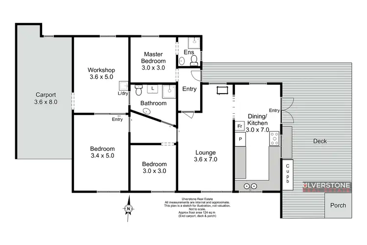 Floorplan of Homely house listing, 4 Perkins Dr, Claude Road TAS 7306