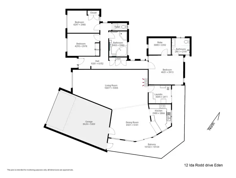 Floorplan of Homely house listing, 12 Ida Rodd Dr, Eden NSW 2551