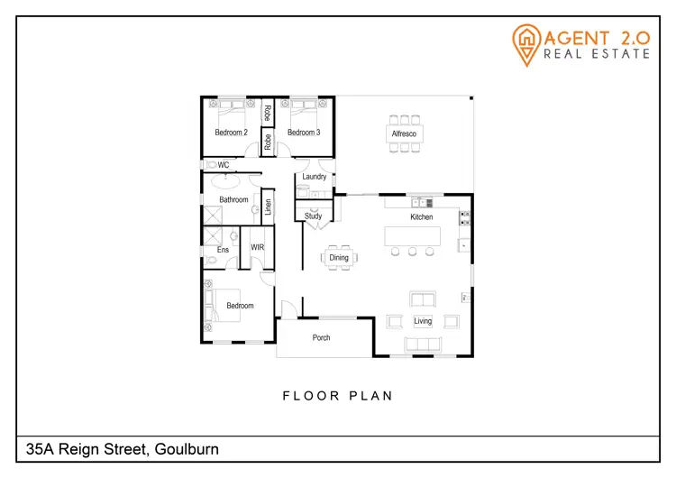 Floorplan of Homely house listing, 35A Reign St, Goulburn NSW 2580