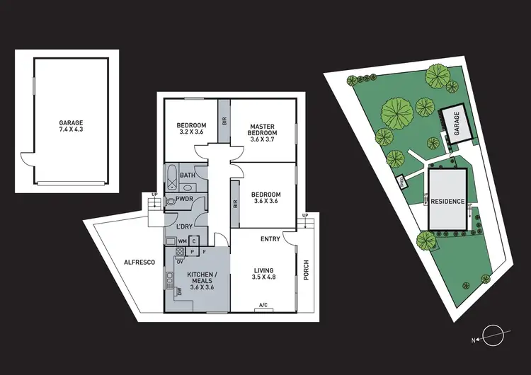 Floorplan of Homely house listing, 1 Roberts Court, Warragul VIC 3820