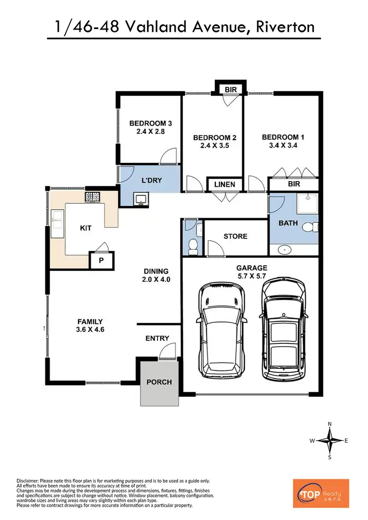 Floorplan of Homely villa listing, Unit 1/46-48 Vahland Avenue, Riverton WA 6148