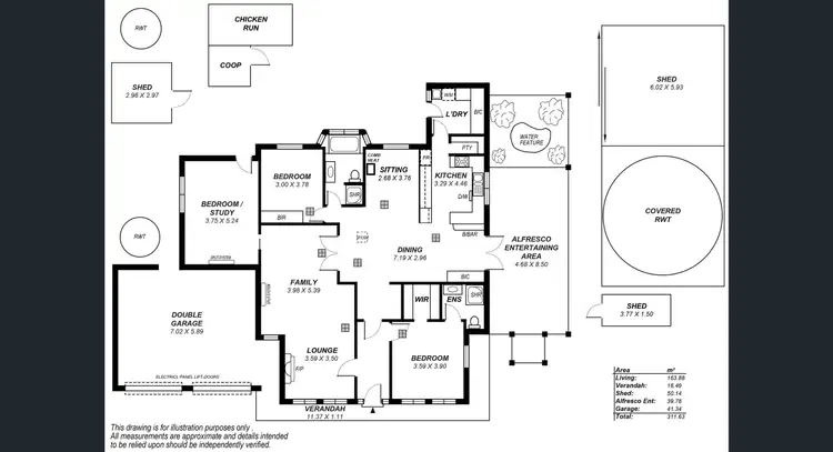 Floorplan of Homely house listing, 15 Foxhill Rd, Mount George SA 5155