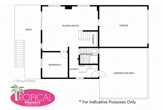 Floorplan of Homely house listing, 51 Taylor St, Tully Heads QLD 4854