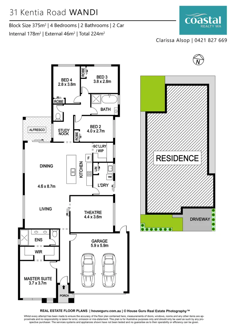 Floorplan of Homely house listing, 31 Kentia Rd, Wandi WA 6167