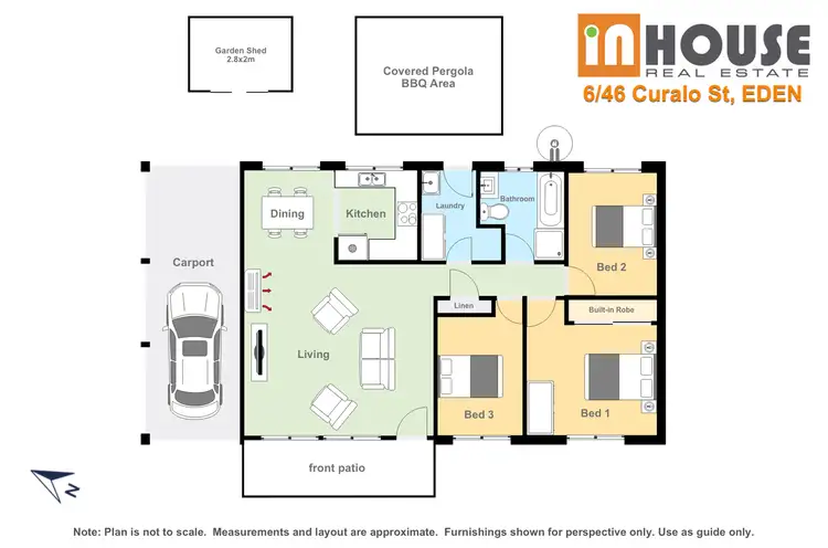Floorplan of Homely villa listing, Unit 6/46 Curalo St, Eden NSW 2551