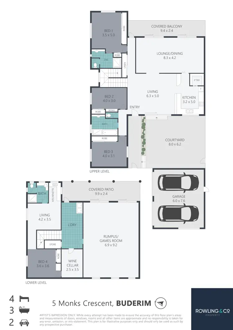 Floorplan of Homely house listing, 5 Monks Cres, Buderim QLD 4556