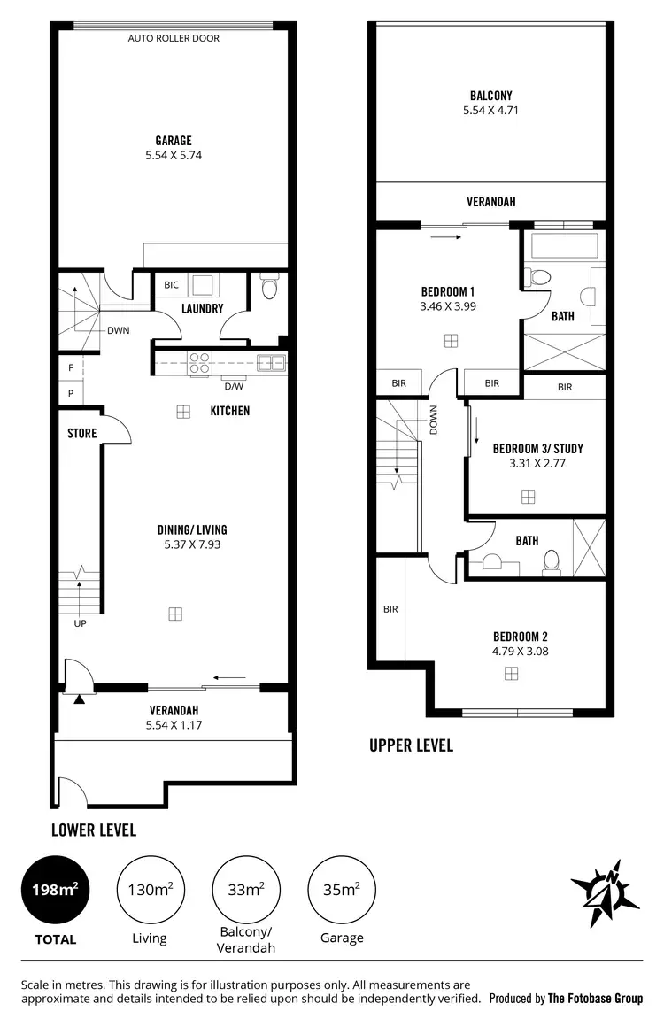 Floorplan of Homely townhouse listing, Unit 3/15 King William St, Kent Town SA 5067