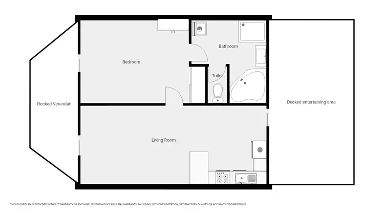 Floorplan of Homely house listing, 8 Rosea St, Halls Gap VIC 3381