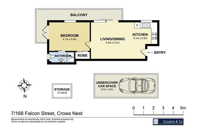 Floorplan of Homely unit listing, 7/168 Falcon Street, Crows Nest NSW 2065