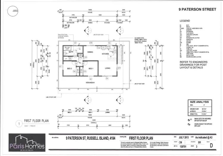 Floorplan of Homely house listing, 9 Patterson St, Russell Island QLD 4184
