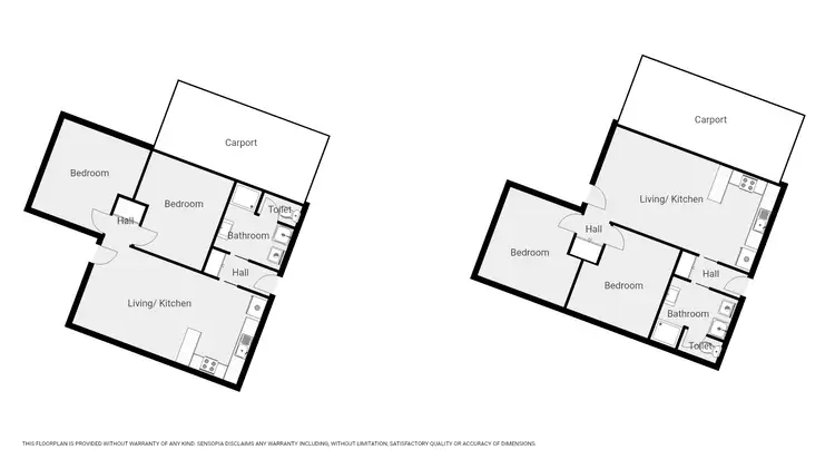 Floorplan of Homely unit listing, 1 - 2/23 Burgh St, Stawell VIC 3380