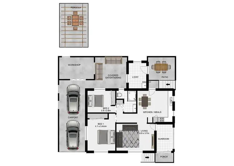 Floorplan of Homely house listing, 85 Clipper St, Inala QLD 4077
