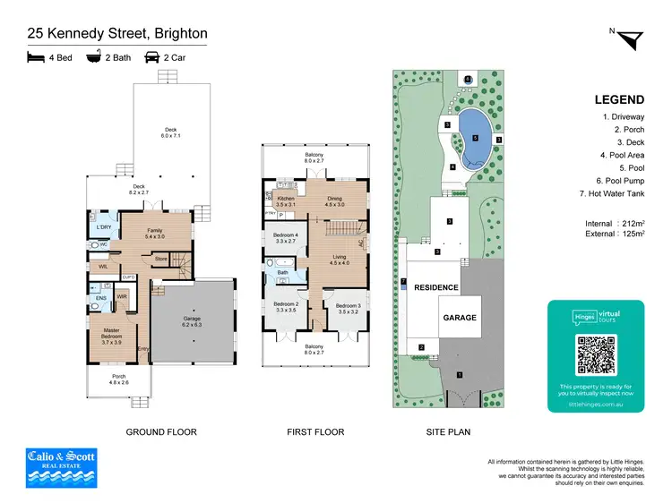 Floorplan of Homely house listing, 25 Kennedy St, Brighton QLD 4017