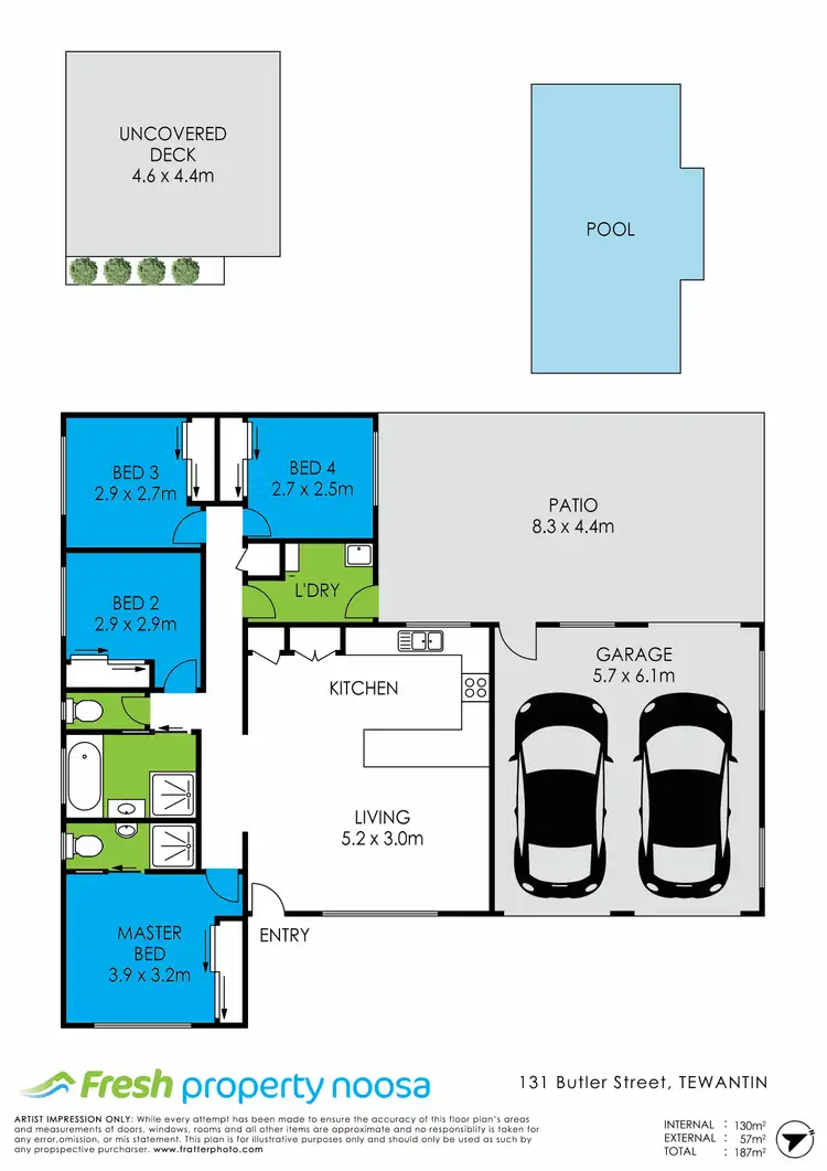 Floorplan of Homely house listing, 131 Butler St, Tewantin QLD 4565