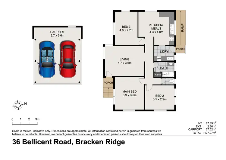 Floorplan of Homely house listing, 36 Bellicent Rd, Bracken Ridge QLD 4017