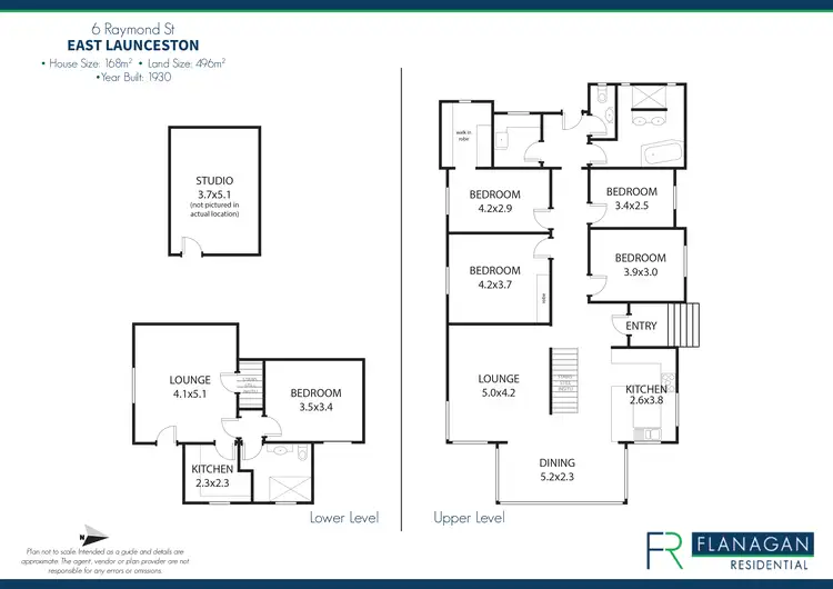 Floorplan of Homely house listing, 6 Raymond St, East Launceston TAS 7250