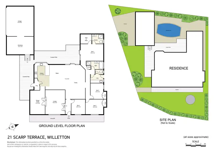 Floorplan of Homely house listing, 21 Scarp Terrace, Willetton WA 6155