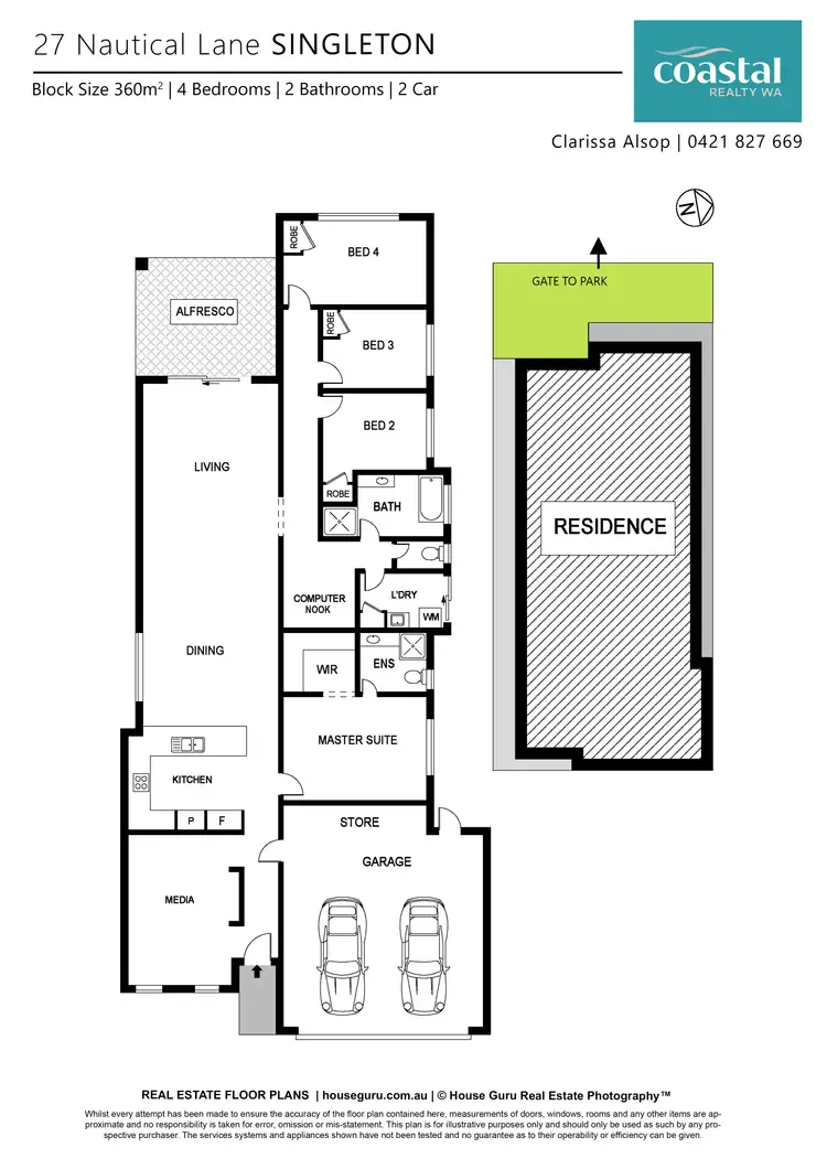Floorplan of Homely house listing, 27 Nautical Lane, Singleton WA 6175