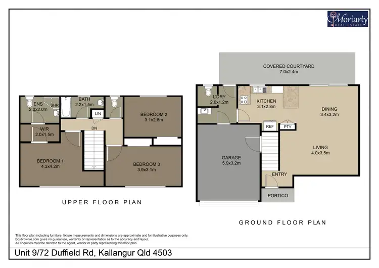Floorplan of Homely townhouse listing, Unit 9/72-78 Duffield Rd, Kallangur QLD 4503