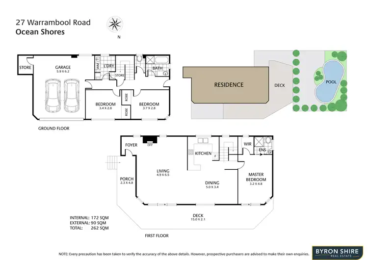 Floorplan of Homely house listing, 27 Warrambool Road, Ocean Shores NSW 2483