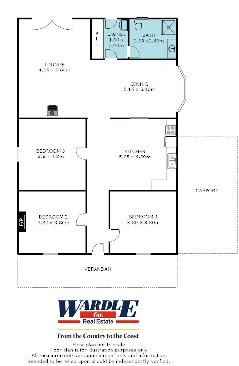 Floorplan of Homely house listing, 50 Dunure Terrace, Jamestown SA 5491