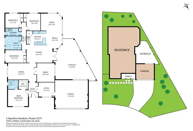 Floorplan of Homely house listing, 2 Ayrshire Gdns, Picton NSW 2571