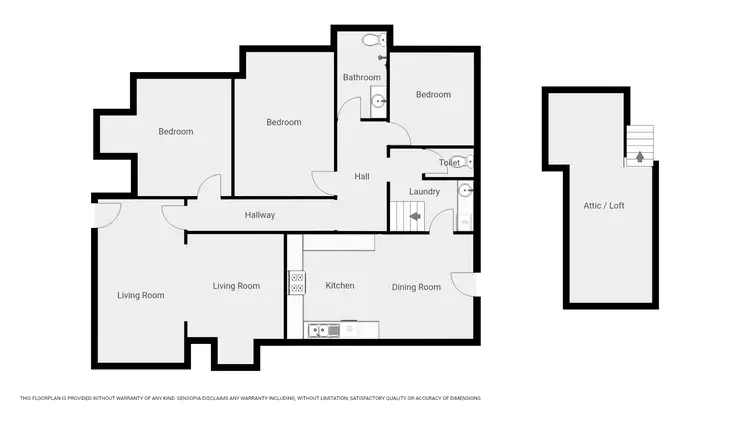 Floorplan of Homely house listing, 40 Darlington Rd, Stawell VIC 3380