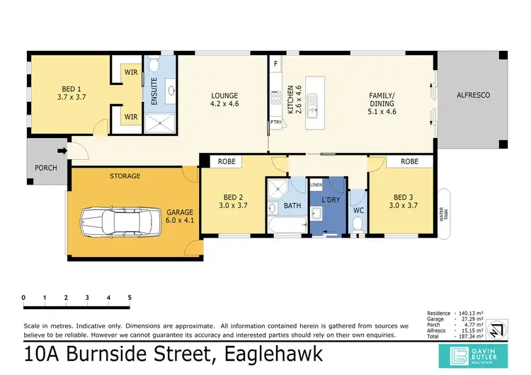 Floorplan of Homely house listing, 10A Burnside St, Eaglehawk VIC 3556