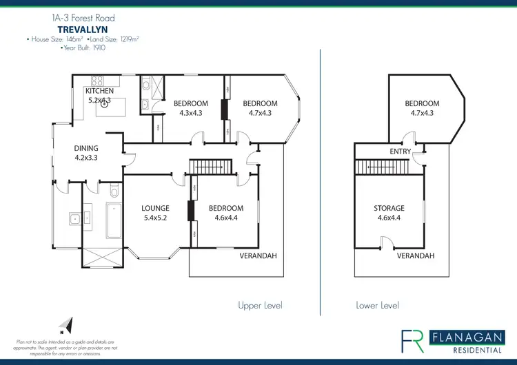 Floorplan of Homely house listing, 1A-3 Forest Road, Trevallyn TAS 7250