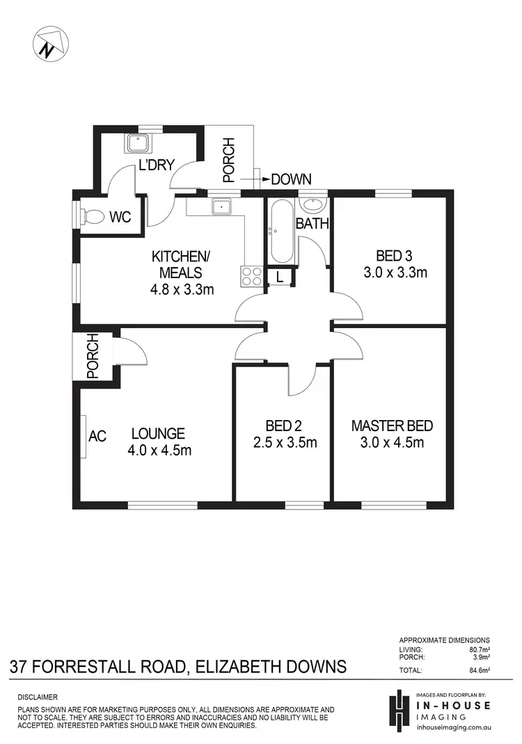 Floorplan of Homely house listing, 37 Forrestall Rd, Elizabeth Downs SA 5113