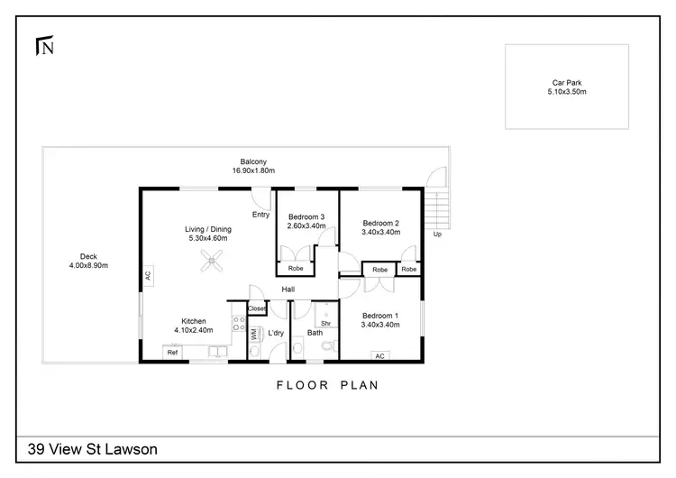 Floorplan of Homely house listing, 39 View St, Lawson NSW 2783