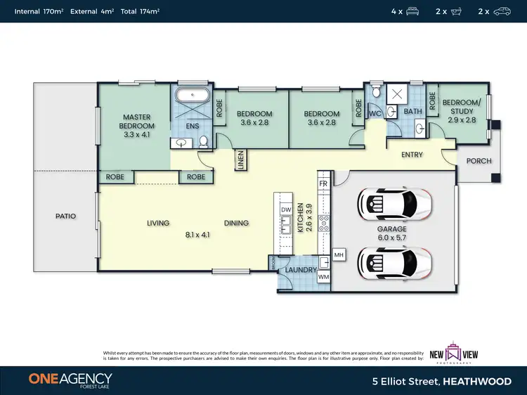 Floorplan of Homely house listing, 5 Elliot St, Heathwood QLD 4110