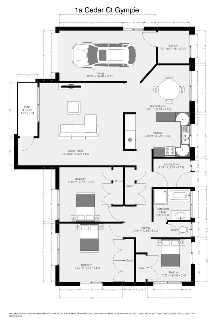 Floorplan of Homely house listing, 1A Cedar Ct, Gympie QLD 4570