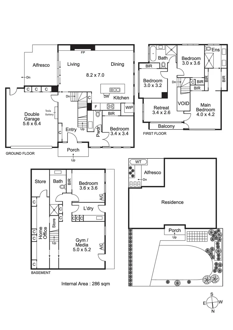 Floorplan of Homely house listing, 13 Hansen St, Brighton East VIC 3187